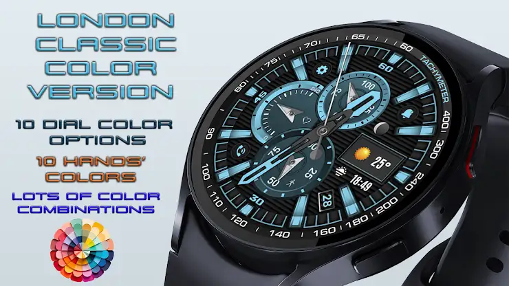 London Classic CV Watch Face screenshot 3