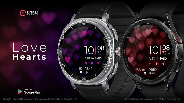 Love Hearts - animated digital screenshot 1