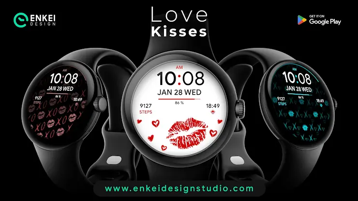 Love Kisses - colorful digital screenshot 7