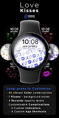 Love Kisses - colorful digital screenshot 3