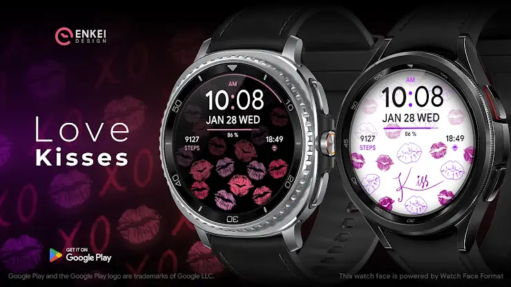 Love Kisses - colorful digital screenshot 1