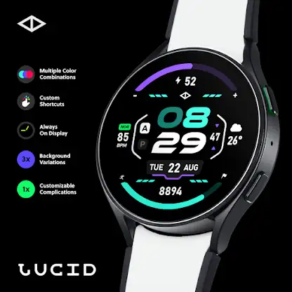 Lucid: Digital Watch Face screenshot 1