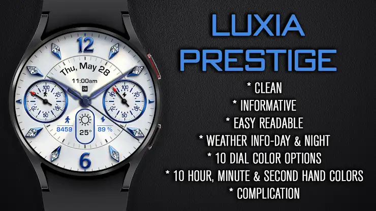 Luxia Prestige Watch Face screenshot 5