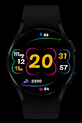 Flower Love Watch Face Wear OS screenshot 1