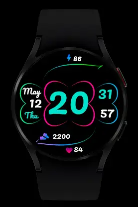 Flower Love Watch Face Wear OS screenshot 3
