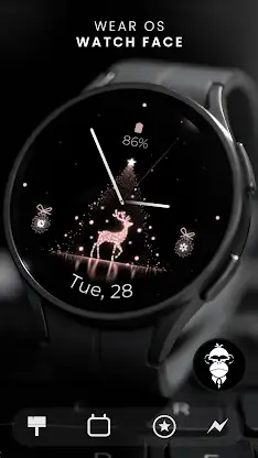 Magic Christmas watch face screenshot 2