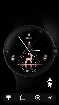 Magic Christmas watch face screenshot 4