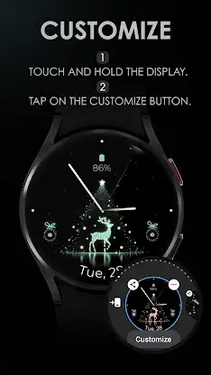 Magic Christmas watch face screenshot 5