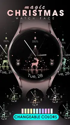 Magic Christmas watch face screenshot 3