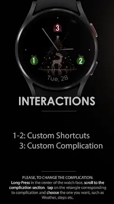 Magic Christmas watch face screenshot 6