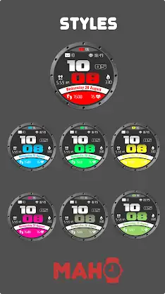 MAHO003 Wear OS Watch Face screenshot 3