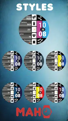 MAHO006 Wear OS Watch Face screenshot 3