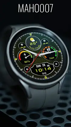 MAHO007 Wear OS Watch Face screenshot 3