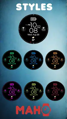 MAHO008 Wear OS Watch Face screenshot 3