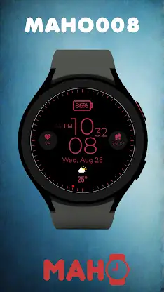 MAHO008 Wear OS Watch Face screenshot 1
