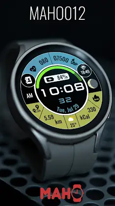 MAHO012 Wear OS Watch Face screenshot 3
