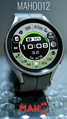MAHO012 Wear OS Watch Face screenshot 1
