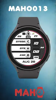MAHO013 Wear OS Watch Face screenshot 1