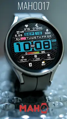 MAHO017 Wear OS Watch Face screenshot 1