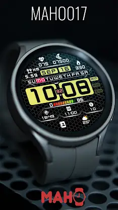 MAHO017 Wear OS Watch Face screenshot 3