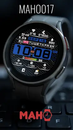 MAHO017 Wear OS Watch Face screenshot 4