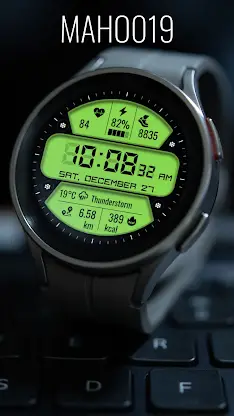 MAHO019 Wear OS Watch Face screenshot 4