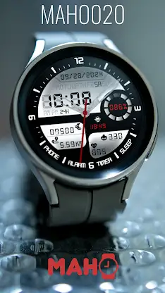 MAHO020 Wear OS Watch Face screenshot 1