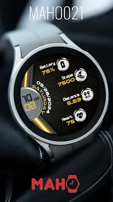 MAHO021 Wear OS Watch Face screenshot 2