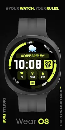 MARATHON Digital Watch Face screenshot 4