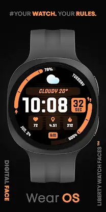 MARATHON Digital Watch Face screenshot 2