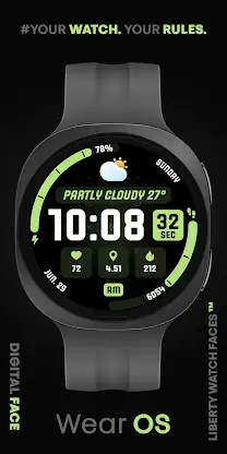 MARATHON Digital Watch Face screenshot 7