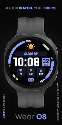 MARATHON Digital Watch Face screenshot 1