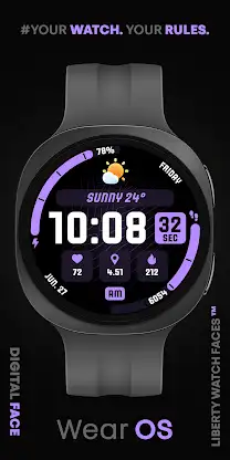 MARATHON Digital Watch Face screenshot 5