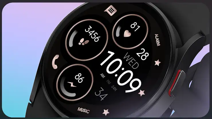 Minimal Bronze Watch Face screenshot 6