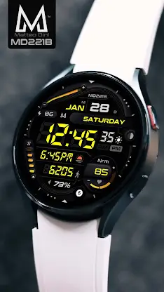MD221B Digital watch face screenshot 5