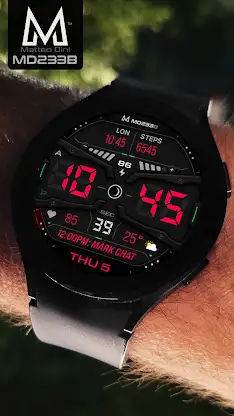 MD233B Digital watch face screenshot 6