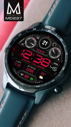 MD237 Digital watch face screenshot 6