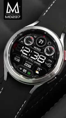 MD237 Digital watch face screenshot 4