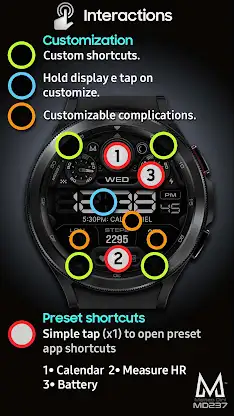 MD237 Digital watch face screenshot 8