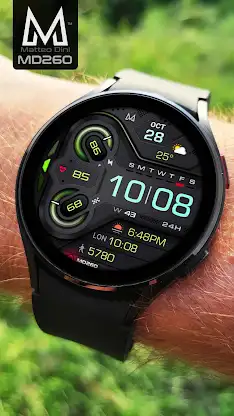MD260 Digital watch face screenshot 5