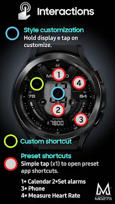 MD273 Digital watch face screenshot 8