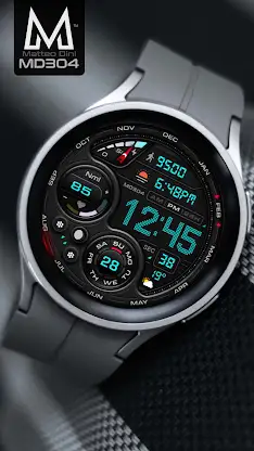 MD304 Digital watch face screenshot 2