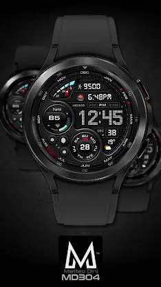 MD304 Digital watch face screenshot 1