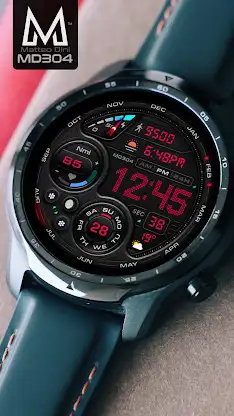 MD304 Digital watch face screenshot 5