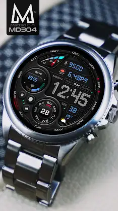 MD304 Digital watch face screenshot 4