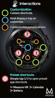 MD306 Minimal watch face screenshot 8