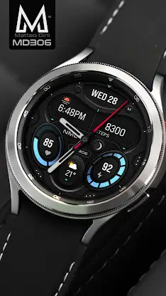MD306 Minimal watch face screenshot 6