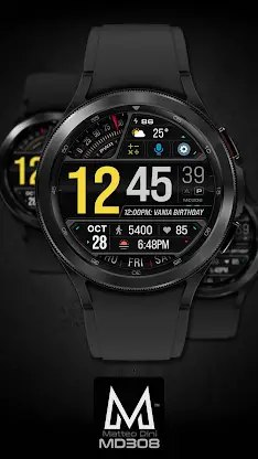 MD308 Digital watch face screenshot 4