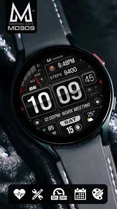 MD309 Digital watchface screenshot 1