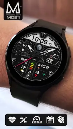 MD311 Analog watch face screenshot 1
